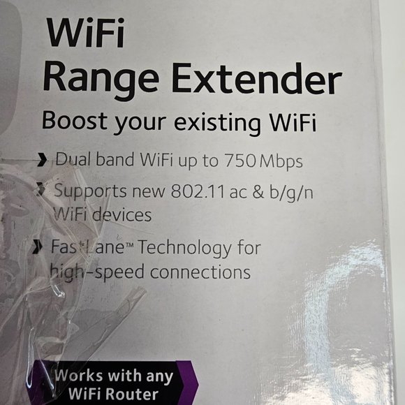 NETGEAR AC750 Dual-Band Wi-Fi Signal Repeater/Booster/Range Extender - Picture 2 of 8